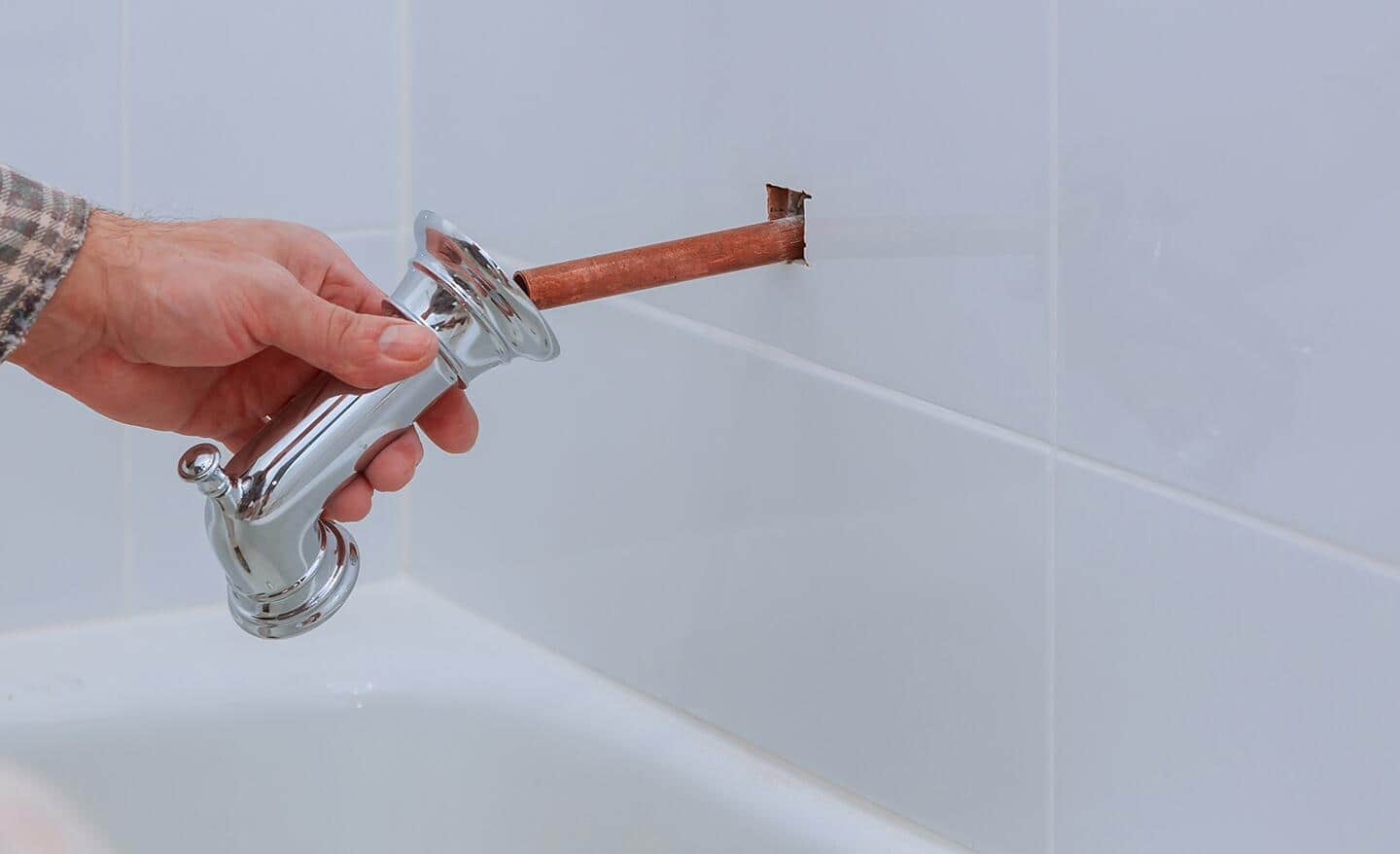 How to Replace a Bathtub Faucet - The Home Depot